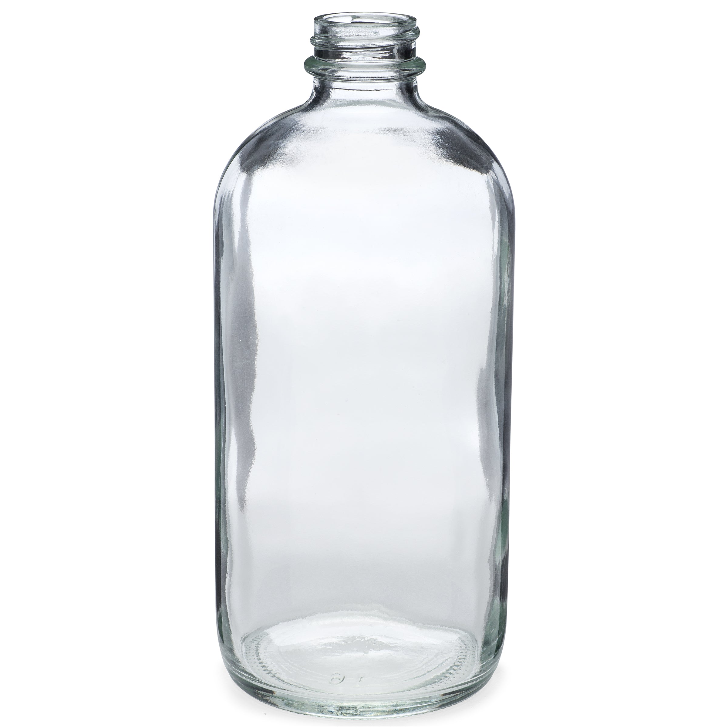 Glass Boston Round Bottle 16 oz - What's Good